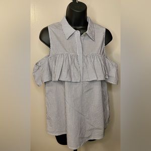 Michael Kors Cold Shoulder Blouse